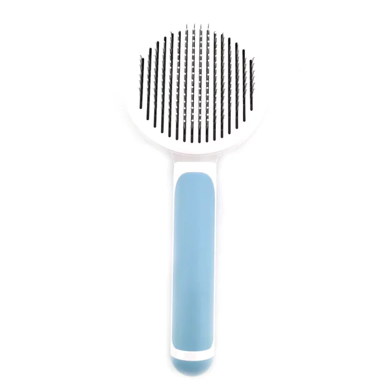 cat-slicker-self-cleaning-grooming-brush-blue